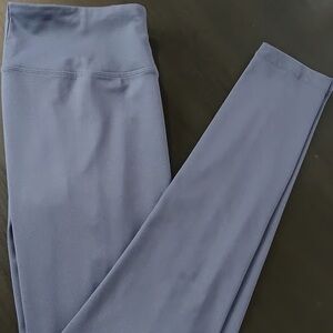 Manduka Dhara Yoga Legging Small full length purple lavender periwinkle